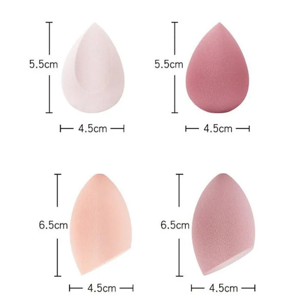 4-teiliges Make-up-Schwamm-Set