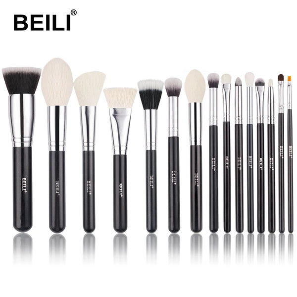 BEILI 15-teiliges Set von professionellen Make-up-Pinseln
